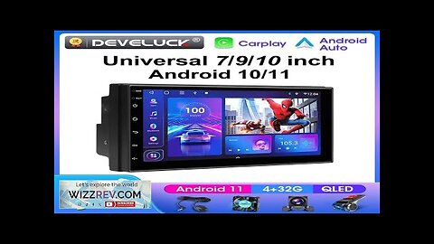 Universal 7 9 10″ 2 din Android 12 Car Radio Multimedia Video Review