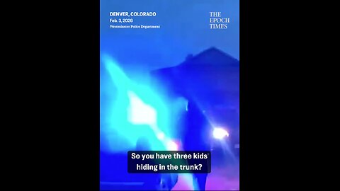 DUI suspect is hiding three kids in his trunk