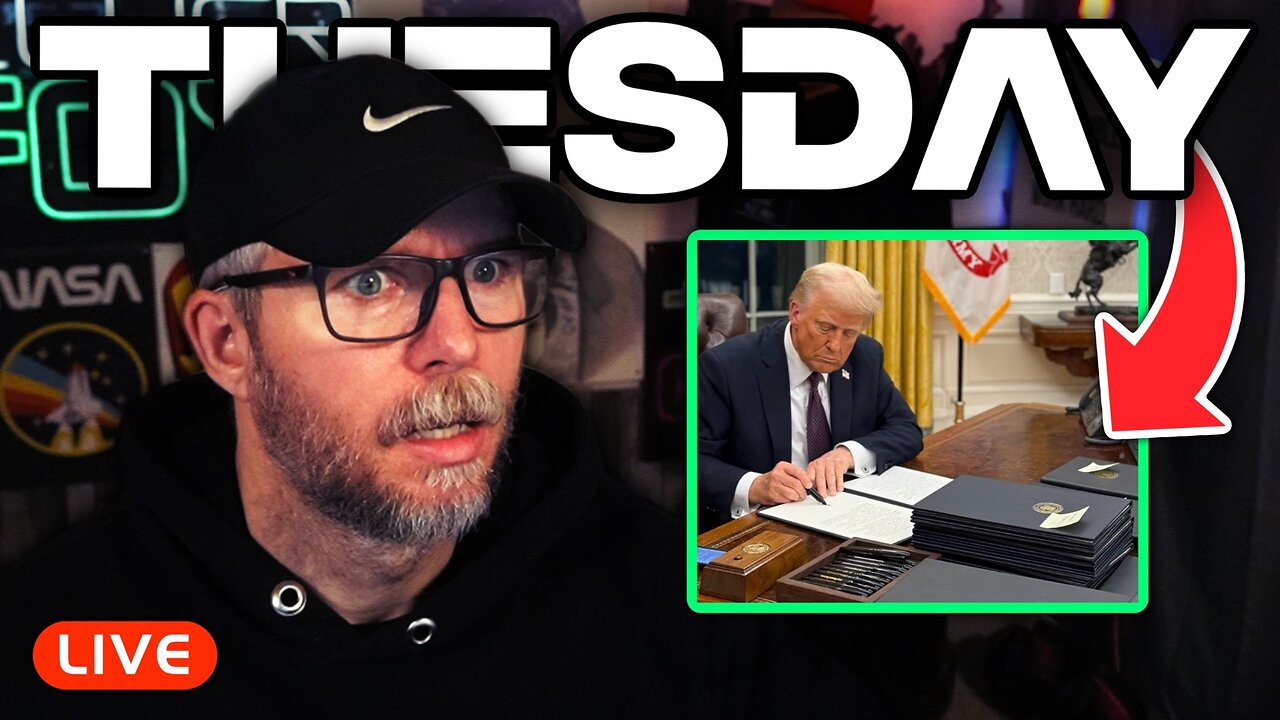 🔴LIVE - Trumps Executive Orders + Video Games