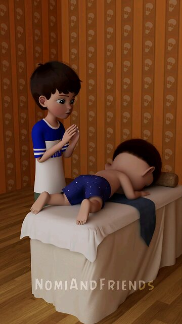 Nomi's Massage it’s Perfectly Natural💀😂 #shorts #funny