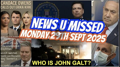 NEWS U MISSED MONDAY 29TH SEPT 2025 WITH DREW DEMI WHO IS John Galt?