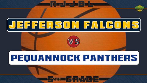 BASKETBALL | EFFERSON FALCONS VS PEQUANNOCK PANTHERS🏀