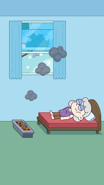 Windows closed… the room filled with smoke and he suffocated! #shorts