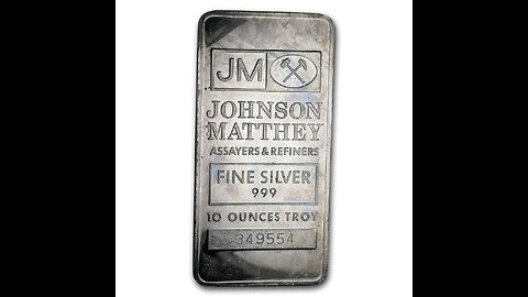 Johnson Matthey 10oz Bar