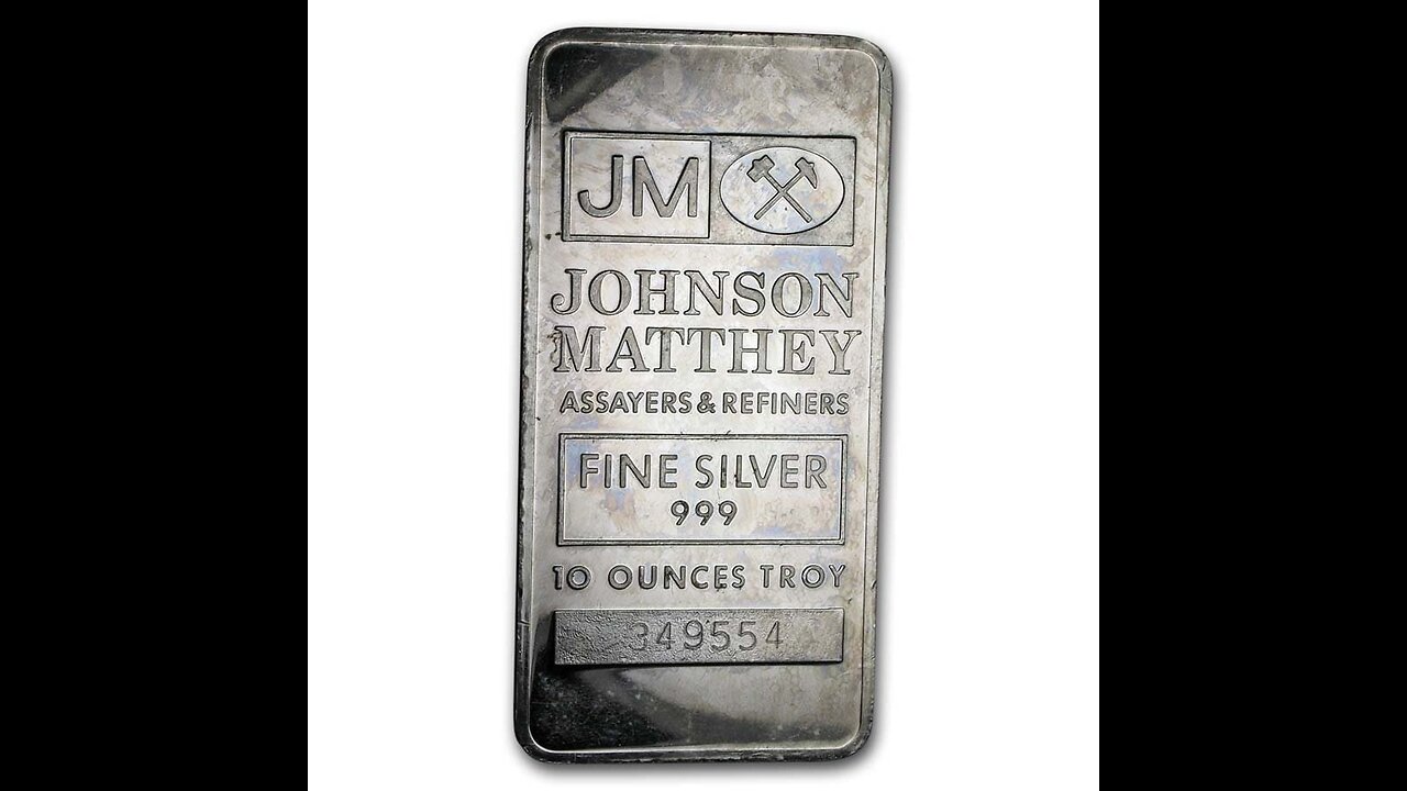 Johnson Matthey 10oz Bar