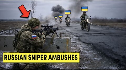Russian Sniper Ambushes Ukrainian Troops - Then This Happens