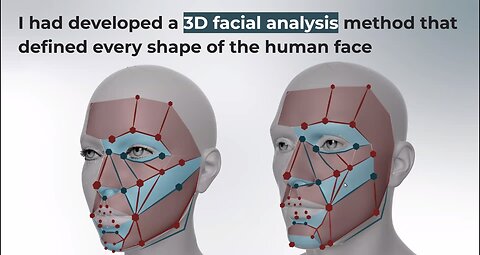 3d facial mapping points to find & fix light reflect lines