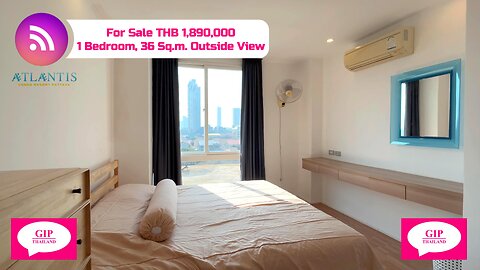 Atlantis Condo Resort Pattaya, Thailand, THB 1,890,000, 1 Bedroom, For Sale