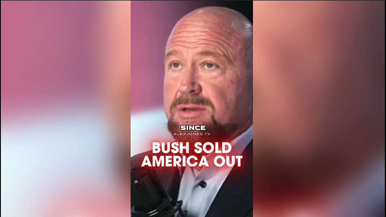 Alex Jones: Bush Crime Family Sold us Out To The New World Order - 1/10/25