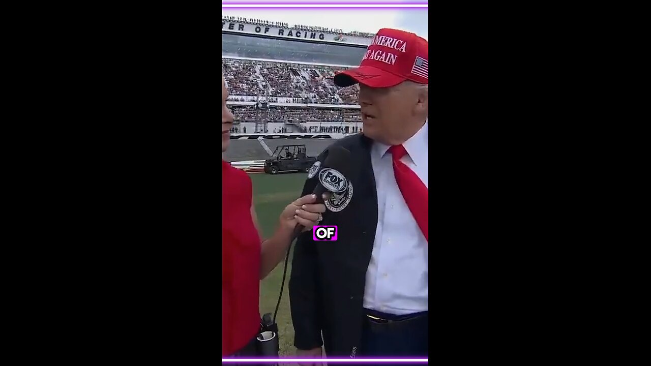 Donald Trumps Message At The Daytona 500 #trump #daytona500 #alexrwagner