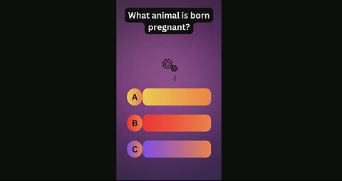 What Animal is Born Pregnant?