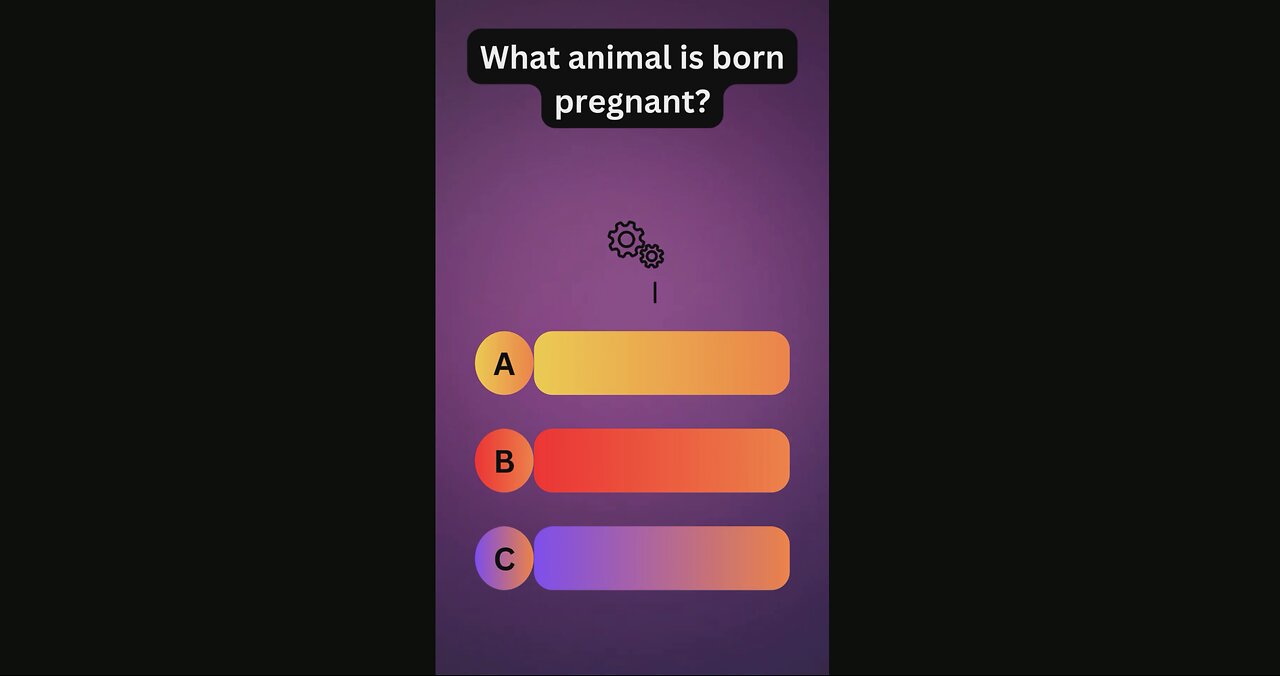 What Animal is Born Pregnant?