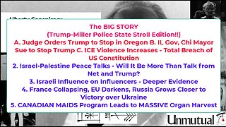 Liberty Conspiracy Live 10-6-25 Trump Police State Grows, Israel-Hamas, French Gov Fries