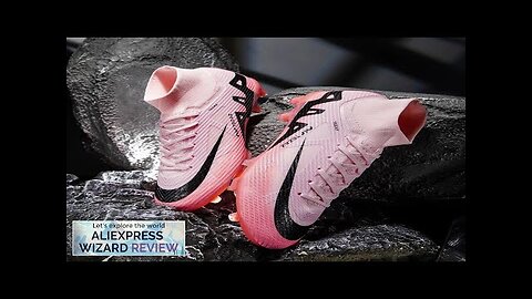 Men Soccer Shoes Society Cleats Original Professional Indoor Football Field Boots TF/FG Review