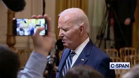 BIDEN Let's get something in mind about the border.When I became president the numbers came way down
