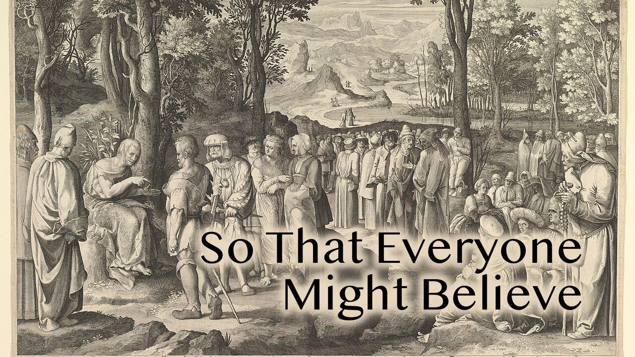 So That Everyone May Believe - John 1:1-8 2nd - Sunday after Christmas, January 5, 2025