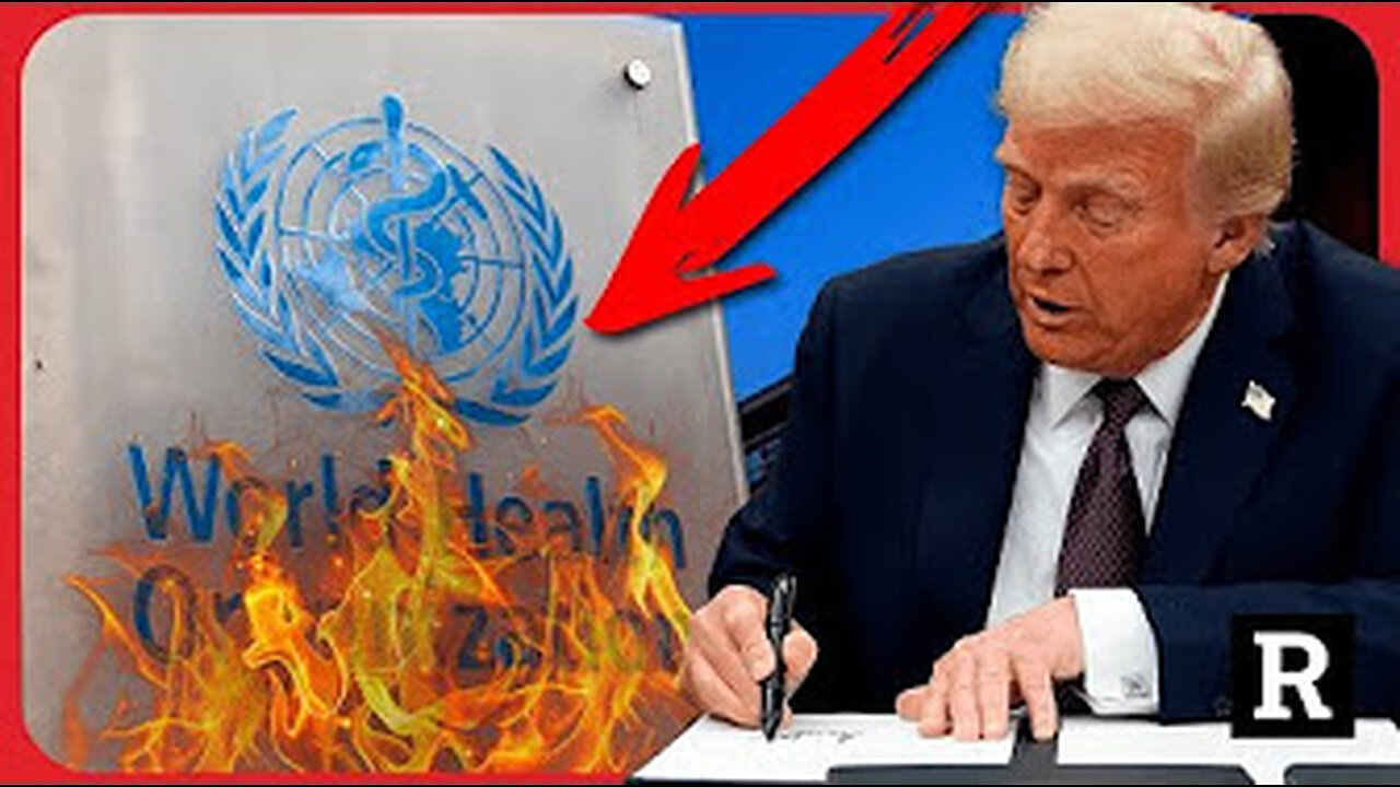 Trump destroys W.H.O.