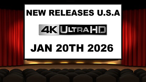 NEW 4K UHD Releases [JANUARY 20TH 2026 | U.S.A]