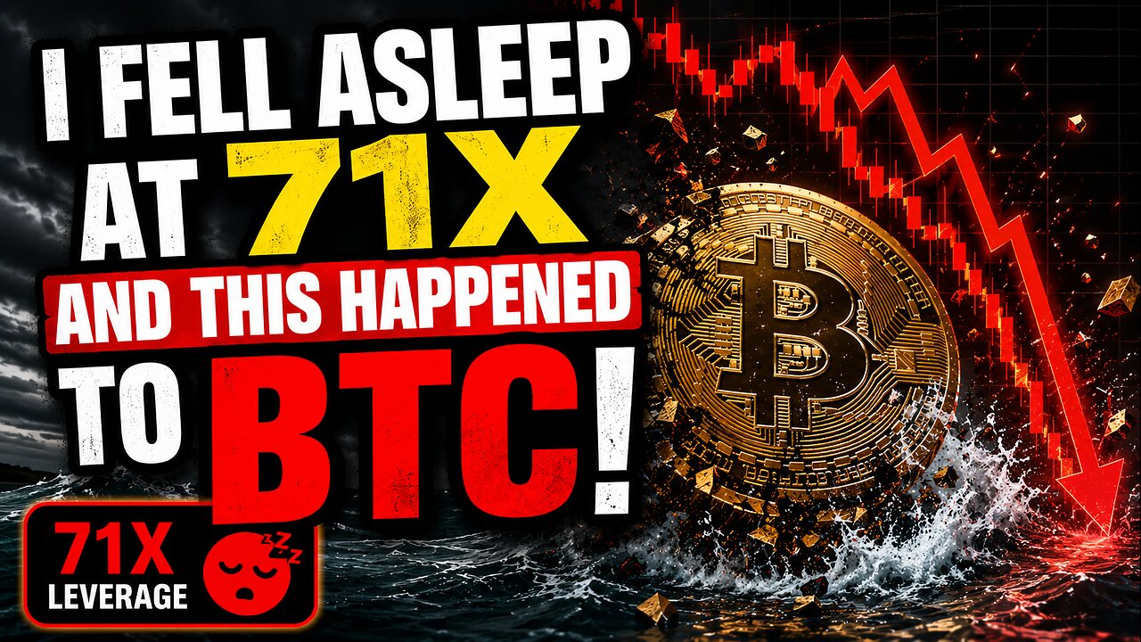 71X Bitcoin Trade: I Fell Asleep... This Happened! Raw Footage—Fast Forward to the End
