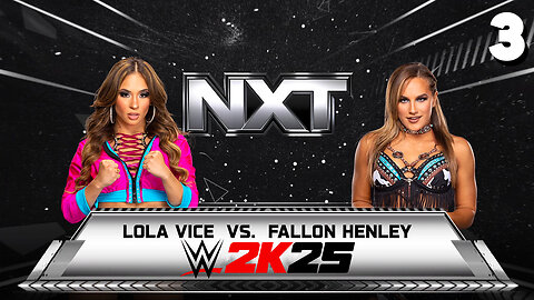 WWE 2K25 NXT September 30th 2025 - Match 3: Knockout!