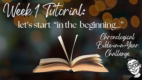 Week 1 Tutorial: Let's start "in the beginning" (Gen. 1–11; Job 1–20)