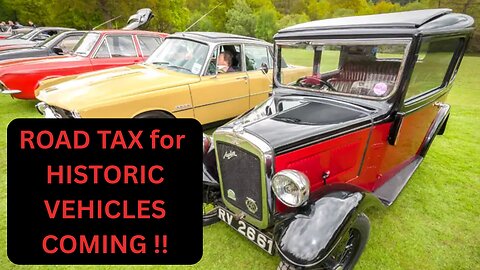 Historic Vehicles VED Road Tax to Start if Rachel Reeves Gets Her Way