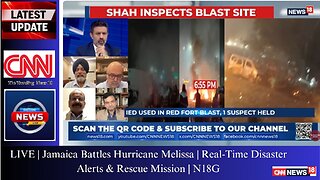 LIVE | Jamaica Battles Hurricane Melissa | Real-Time Disaster Alerts & Rescue Mission | N18G