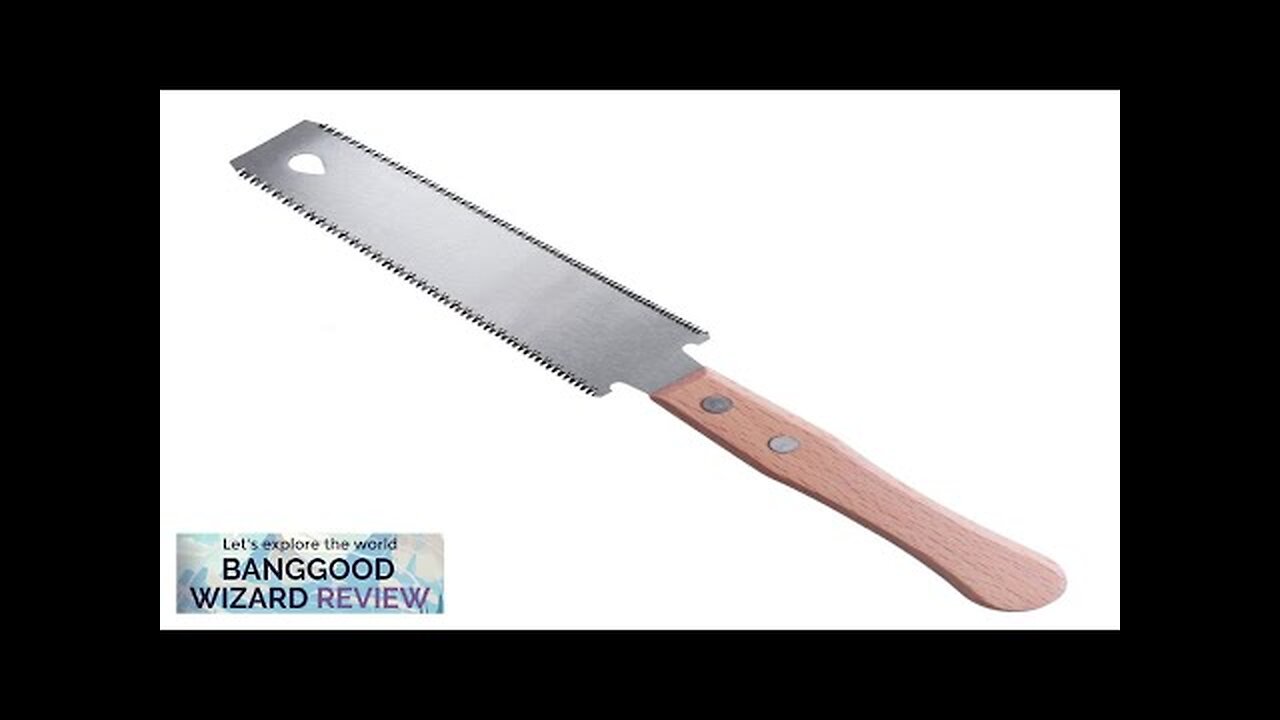 RUITOOL Japanese Style Hand Saw SK5 Flexible Blade Double Edge Sided Pull Review