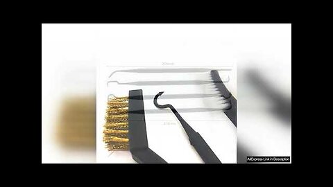 ALLSOME Double-end Steel Wire Brush & Nylon Pick Set Universal Hunting Gun Review