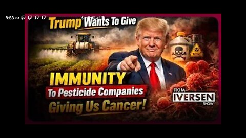 TRUMP WANTS TO GIVE IMMUNITY TO PESTICIDE COMPANIES