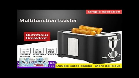 Small Automatic Multi-function Toaster Bread Machine Household Breakfast Baking Soil Driver Review