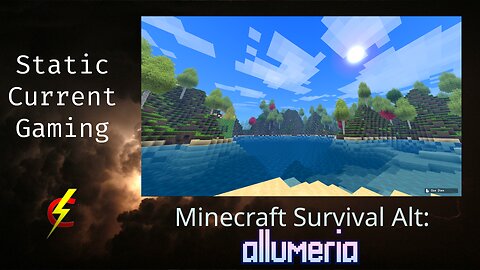 Minecraft Survival Game Alt #2: Allumeria Day 2
