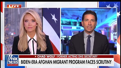 Fmr Acting DHS Sec DROPS TRUTH BOMB: Do We Need 150K Afghans Here? ABSOLUTELY NOT!