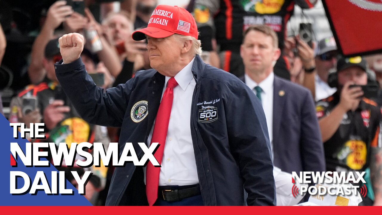 Trump Makes a Pit Stop | The NEWSMAX Daily (02/17/25)