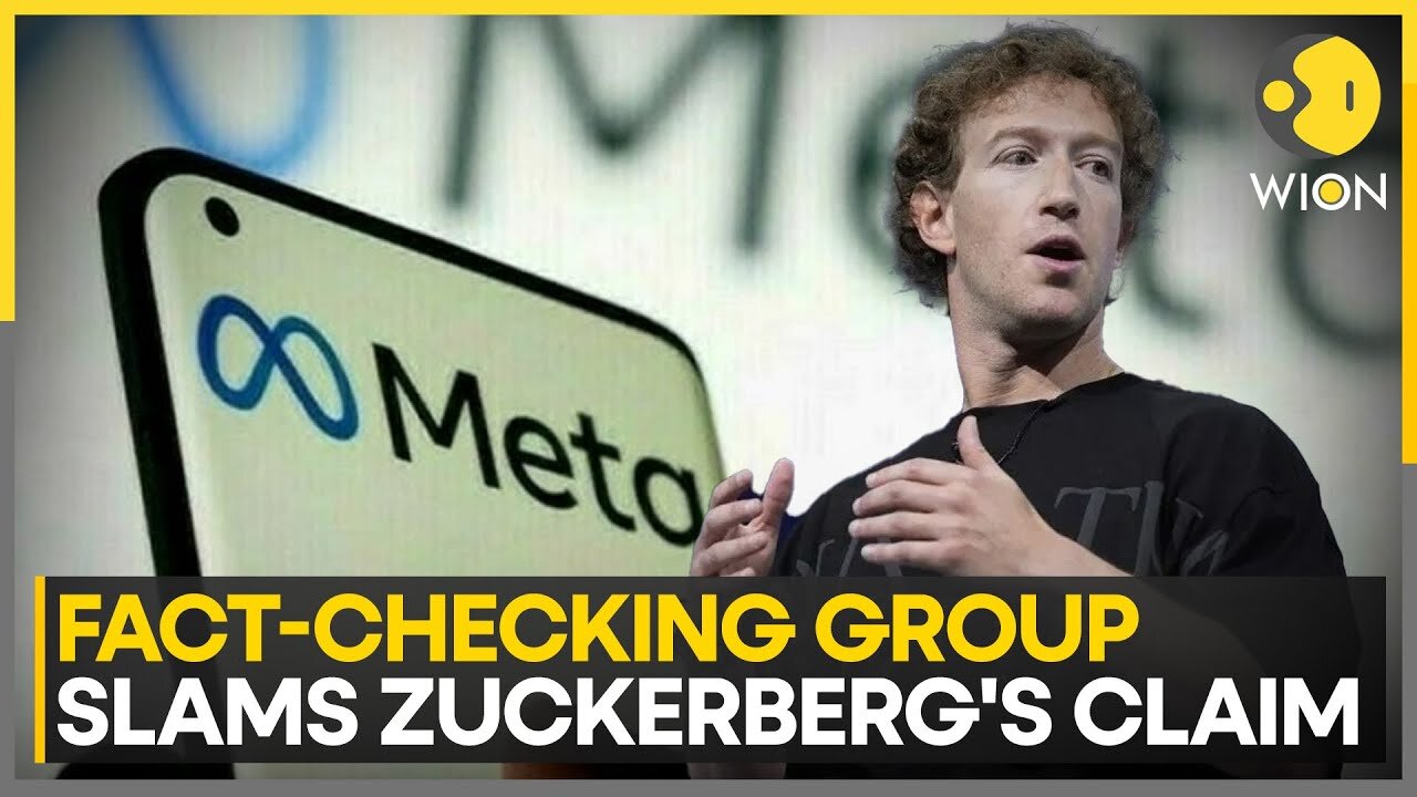 Fact-Checking Network Refutes Zuckerberg's Claims of Censorship On Meta Platform | WION News