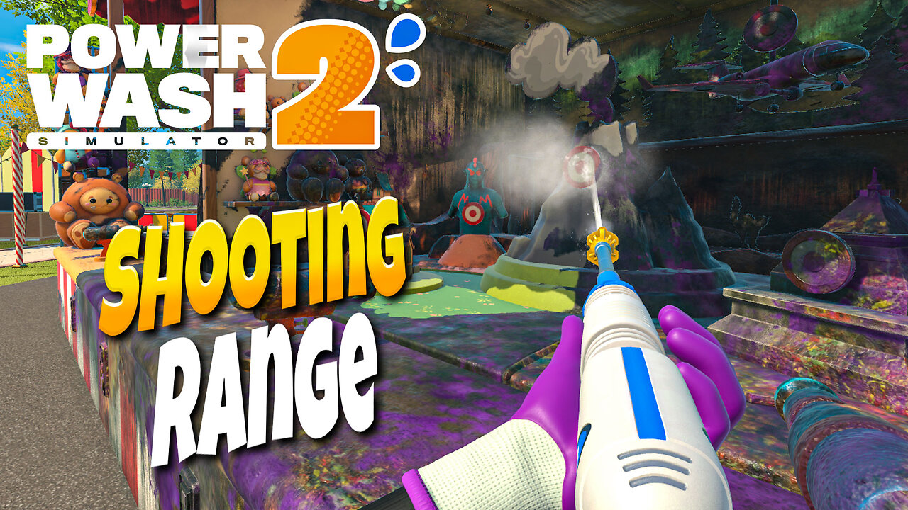 Shooting Range At The Carnival | PowerWash Simulator 2