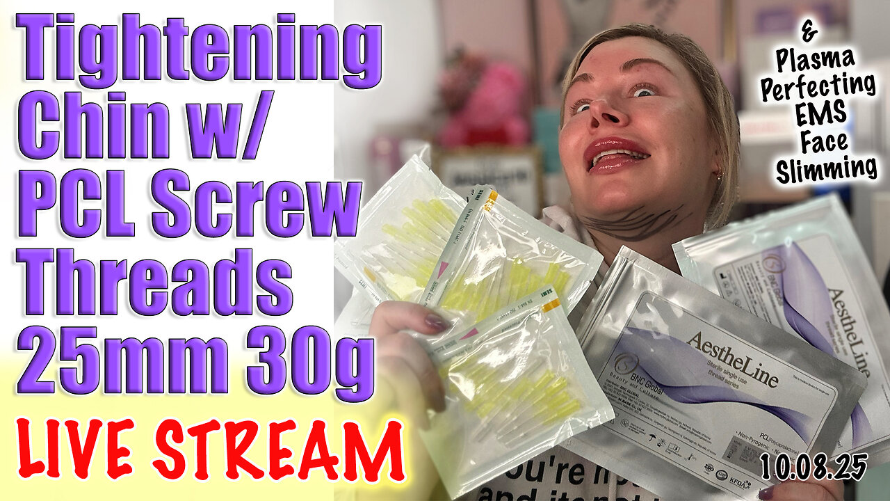 Live Tighten my Chin with PCL Screw Threads, 25mm 30g, Acecosm! Code Jessica10 Saves