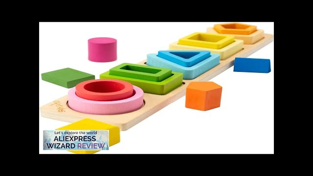 Montessori Wood Toys for Kids Wooden Sorting Stacking Toys for Baby Toddlers Review