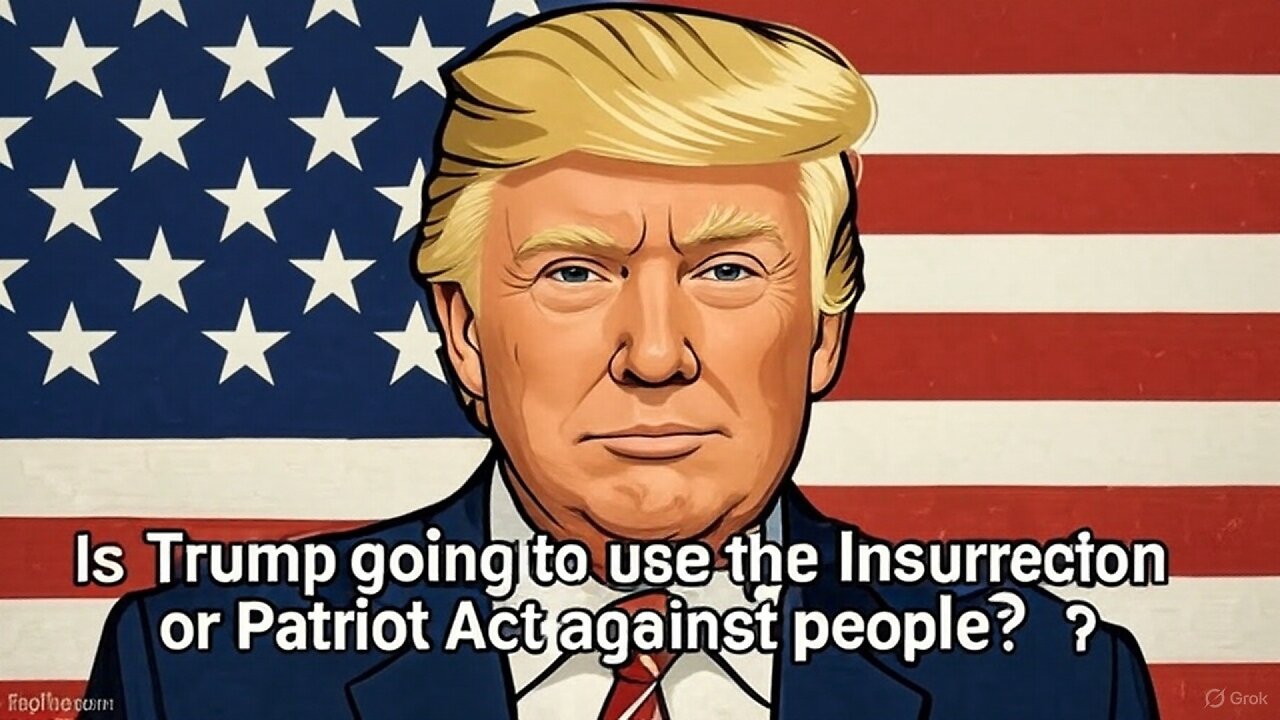 Is Trump going to use the Insurrection or Patriot Act against people? - AC Daily Show Ep 571