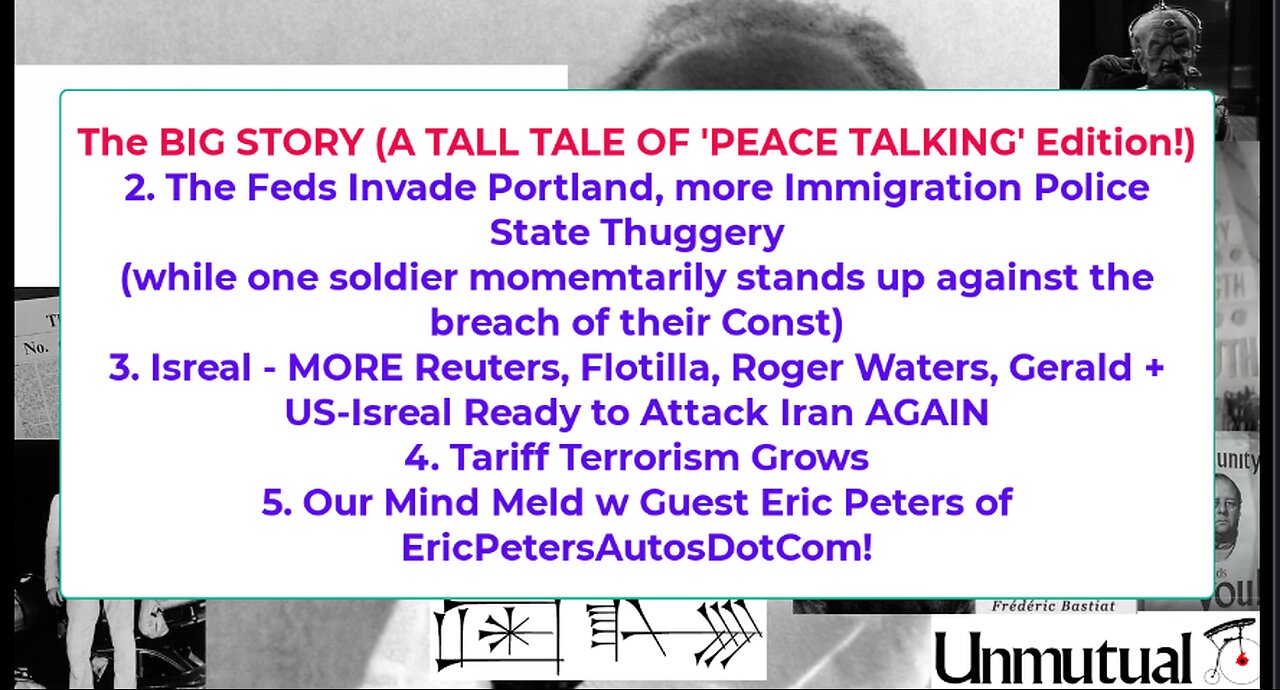 Liberty Conspiracy LIVE 9-29-25 Trump-Netanyahu Want Gaza, Iran, Trump Invades Portland, Eric peters