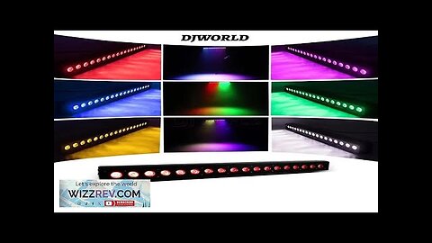 DJWORLD 18x18W Indoor Led RGB Wall Wash Lighting Stage KTV DJ Disco Review