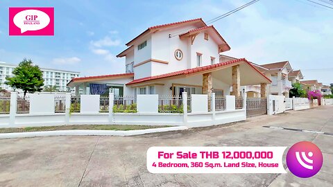 SOLD House & Garden, 4 Bedroom, Jomtien, Thailand, THB 12,000,000