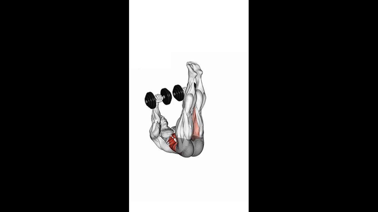 Dumbbell Floor Wipers Exercise.