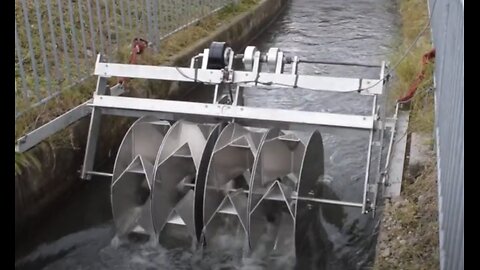 MODERN WATER TURBINE FREE HYDRO ENERGY