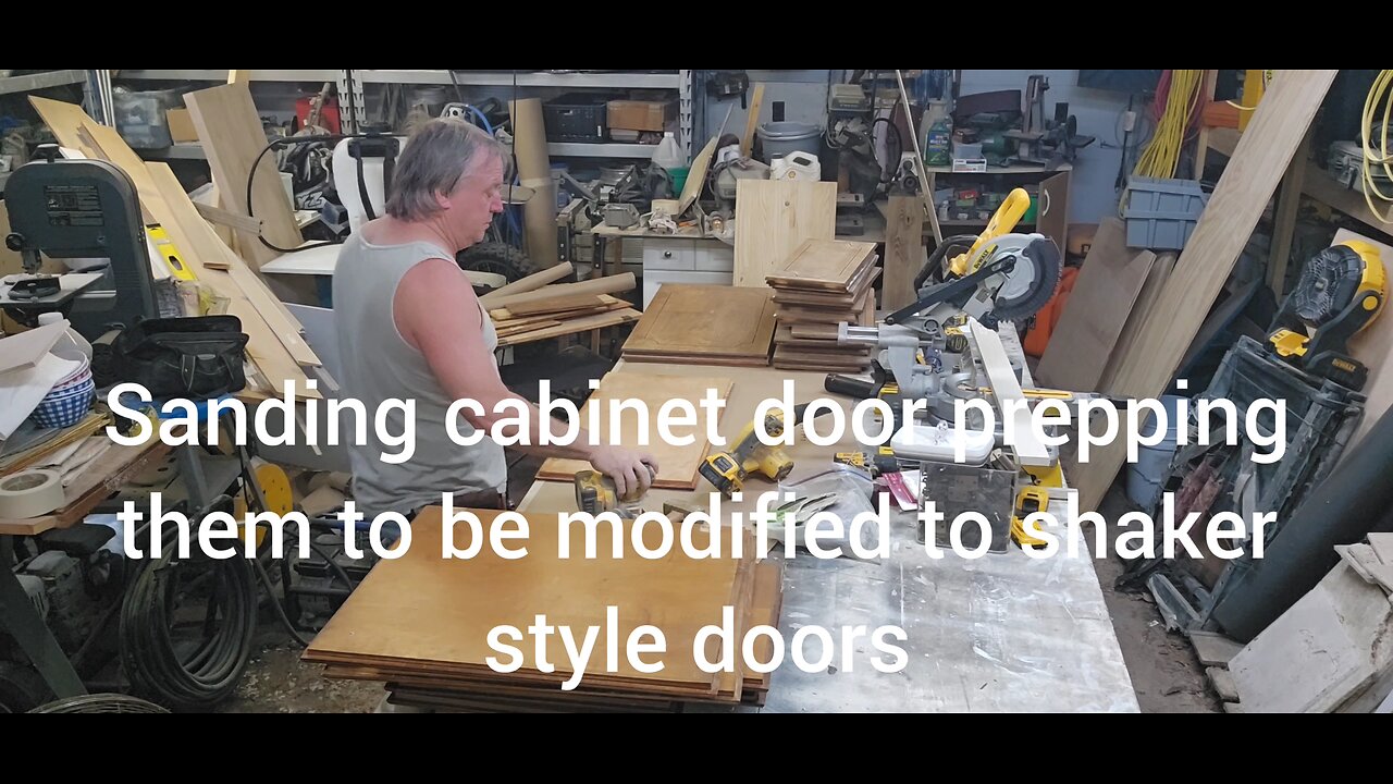 The Tunnell Take. Cabinet doors modified