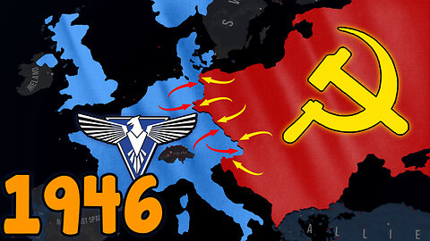 IF Allies and USSR fight right after the fall of AXIS? - HOI4 Timelapse