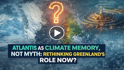 Atlantis as Climate Memory, Not Myth Rethinking Greenland’s Role Now