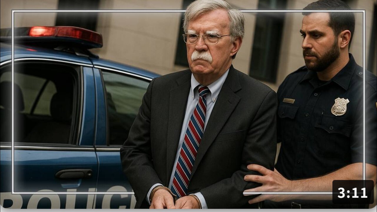 BREAKING VIDEO: Disgraced Deep State Snake John Bolton Surrenders To Authorities!
