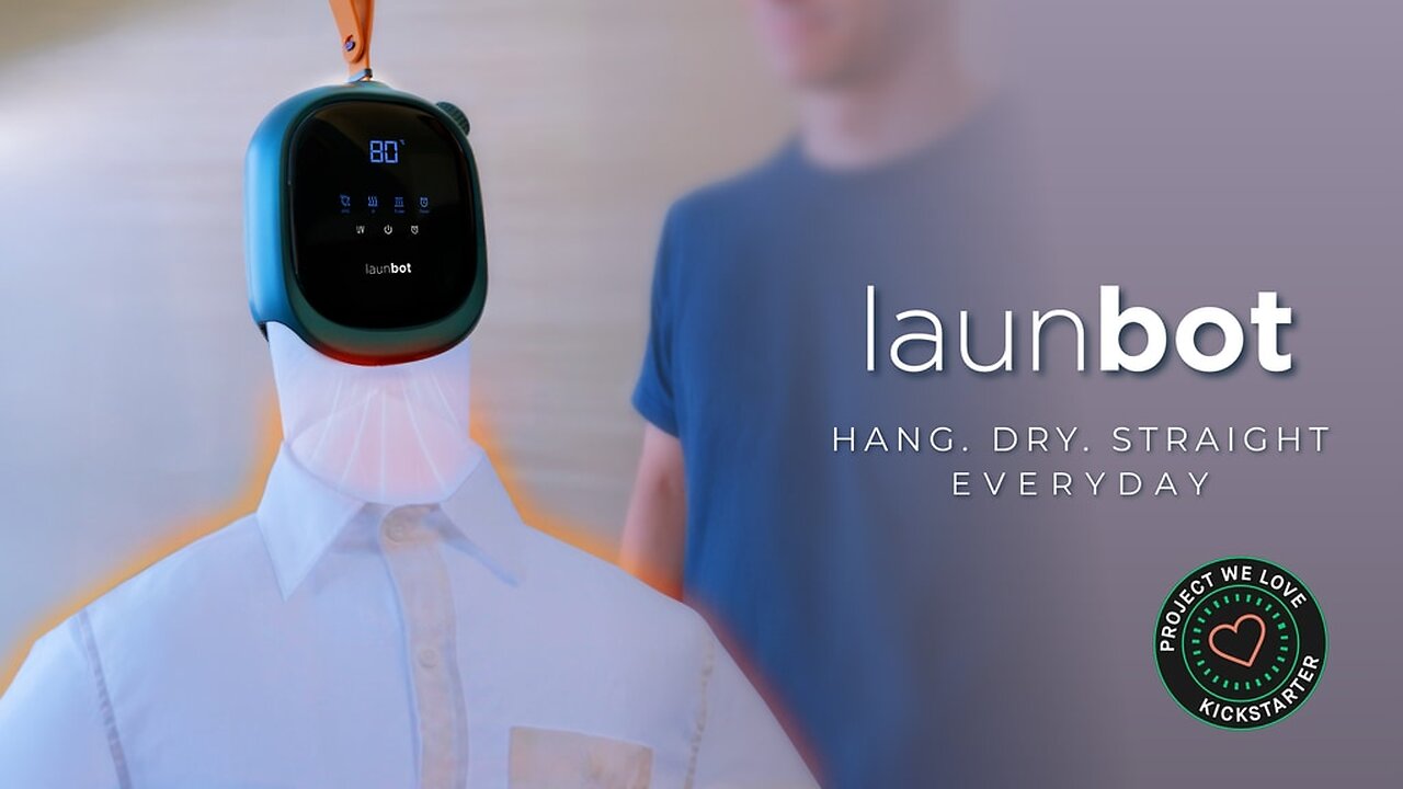 🔥 Launbot: Dry, Straight & Fresh Clothes in Minutes – No Ironing Needed!
