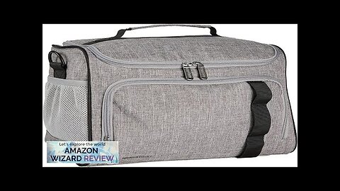 Amazon Basics Soft Waterproof Lightweight Cooler Lunch Bag 24 Can Capacity Review